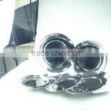 Round Plate Stainless Steel Soup Plate With Multi Size thumbnail-6