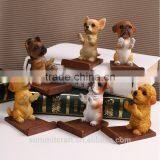 Resin Dog Mobile Phone Holder Funny Cell Phone Holder for Desk thumbnail-2