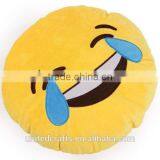 Emoji Emoticon Yellow Round Cushion Stuffed 12" Pillow Plush Soft Toys Decor thumbnail-6