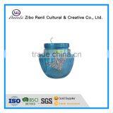 Blue Wholesale Crystal Murano Glass Vases for Table Decoration thumbnail-3
