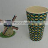 Hot-sell Eco-friendly Bamboo Fiber Print Cup thumbnail-3