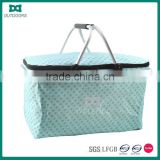 Wholesale Grocery Reused Handle Foldable Shopping Basket