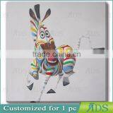 Wholesale Zebra Canvas Oil Painting for Home Wall Decoration thumbnail-1