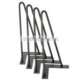 Hot Item Metal Solid Steel Black Color 16 Inch 2 Rod Metal Hairpin Leg for Coffee Table thumbnail-1