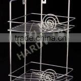 Double-deck Metal Iron Bathroom Rack thumbnail-1