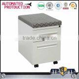 Commercial Furniture Office Mobile 2 Drawer Pedestal With Seat Pad thumbnail-2