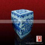 China Supplier Angle Shape Porcelain Chinese Garden Stools Outdoor Stool thumbnail-1