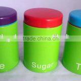 Set 3 Kithchen Tea Coffee Sugar Canisters thumbnail-1