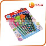 Colorful Pen Sets, PP Pens,Set of 8 pcs Pens