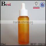 Cosmetic New Products Perfume Essential Oil Orange Frosted 30ml Glass Bottle Silver Aluminum Dropper China Suppliers thumbnail-2