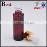 30ml Frosted Glass Whip Cream Bottles With Lotion Pump and Clear Cap thumbnail-4