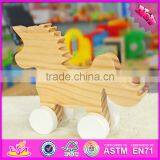2016 New Design Children Toys Wooden Unicorn W05B151 thumbnail-1