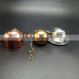 Food Grade Durable Stainless Steel High Quality Low Price Teapot Tea Infuser With Plate thumbnail-2