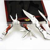 44061 High Quality Lockback Knife Set Multi Plier With Wooden Box thumbnail-4