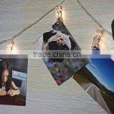 2017 Battery Powered LED Photo Clip String Lights Transparent Cable With 20 LED thumbnail-1