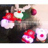 2016 New Product Cheap Flashing Christmas Brooch Pin Badge Xmas Day Jewellery Present Gift thumbnail-4