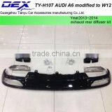 Auto Part Universal Exhaust Rear Diffuser Kit for Aut--i Modified to W12 thumbnail-2