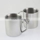 14 Oz Double Walled Insulated Tea Cup Desk Mug Stainless Steel Coffee Mug thumbnail-5