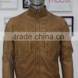 2014 Russia Men's Fashionable Winter PU Jacket Cheap Clothing thumbnail-1