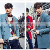 Winter Long Slim Fit Wool Blend Men Winter Coat thumbnail-3