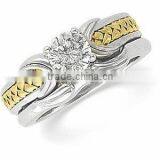 14kt Twotone Ring(DTSR# 02020) thumbnail-1
