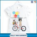 100% Cotton Custom Design Girls Printed t Shirts Wholesale China