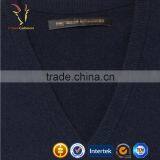 Sleeveless Plain V Neck Men Pullover Sweater thumbnail-5