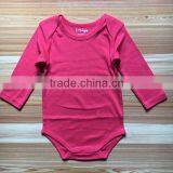 2017 New Design Baby Rompers Plain 100% Cotton thumbnail-1