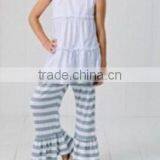 Giggle Moon Remake Outfit Boutique Vintage Toddler Girls Wholesale Persnickety Kids Stripe Easter Ruffle Summer Clothing Sets thumbnail-1