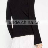 EY0855S Ladies Women Pullover Sweater Turtleneck Sweater thumbnail-4