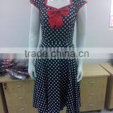 Pinup Swing Evening Party Rockabilly 50S Vintage Dress 1950s Retro Rockabilly Cheap Vintage Dress 50s Polka Dot Skirt thumbnail-1
