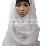 Muslim Pure Color Bag Towel Europe and the United States Fashion Super Large Cap Cover Scarf Scarf thumbnail-3