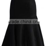 Guangzhou Shandao Wholesaler High Quality Fashion Party Wear Women Summer Black Knee Length Cotton Net Flare Long Skirt thumbnail-2