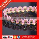 Hi-ana Trim3 Best Hot Selling Customized Fashion Garment Trim thumbnail-1