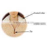 FACTORY Monogrammed Knitted Quarter Zip Style Sherpa Fleece Pullover thumbnail-4