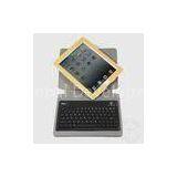 IPad 2 / 3 Portable Silicone Wireless Leather Case Bluetooth Keyboard thumbnail-1