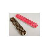 Sand Paper Gold Glass Stone Emery Board Nail File , Diamond Nail File