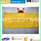 BSCI AND WALMART COTTON SOFT BABY HOODED TOWEL WITH Embroidered thumbnail-2