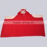 Custom Animal Children Hooded Blanket, Coral Fleece Poncho With Hood