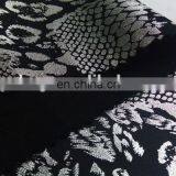Winfar Textile Hot Sell 94% Polyester 6% Spandex Women Dress Python Silver Foil Scuba Print Knit Fabric thumbnail-6