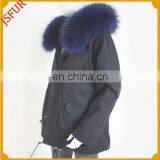 Fur Lining Women Winter Jacket Parka Raccoon Fur Parka For Ladies thumbnail-1