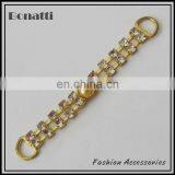 Fashion Golden Rhinestone Shoe Buckles With Pearl
