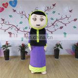 Adult sizes customized cartoon character arabian woman mascot costume for sale