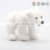 OEM/ Custom Design Super Soft Velboa Material Stuffed White Polar Bear With Scarf thumbnail-3