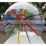 Inflatable water ball, inflatable water walking ball with colourful stripes