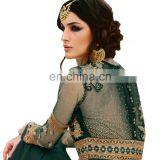 Wedding Engagement Party Wear Heavy Embroidery Anarkali Suits 2018 (Diwali Collection) thumbnail-3