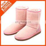 pink winter classical sonw half boots