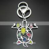 Exquisite Gift Custom Hollow Dolphin Turtle Metal Keychain thumbnail-2