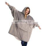 Hooded Blanket Adult or Youth Size Sweatshirt Fleece or Sherpa Sloth Blanket thumbnail-3