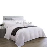 China Factory Price Luxury 100 Cotton Wholesale Comforter White Hotel Bedding Set